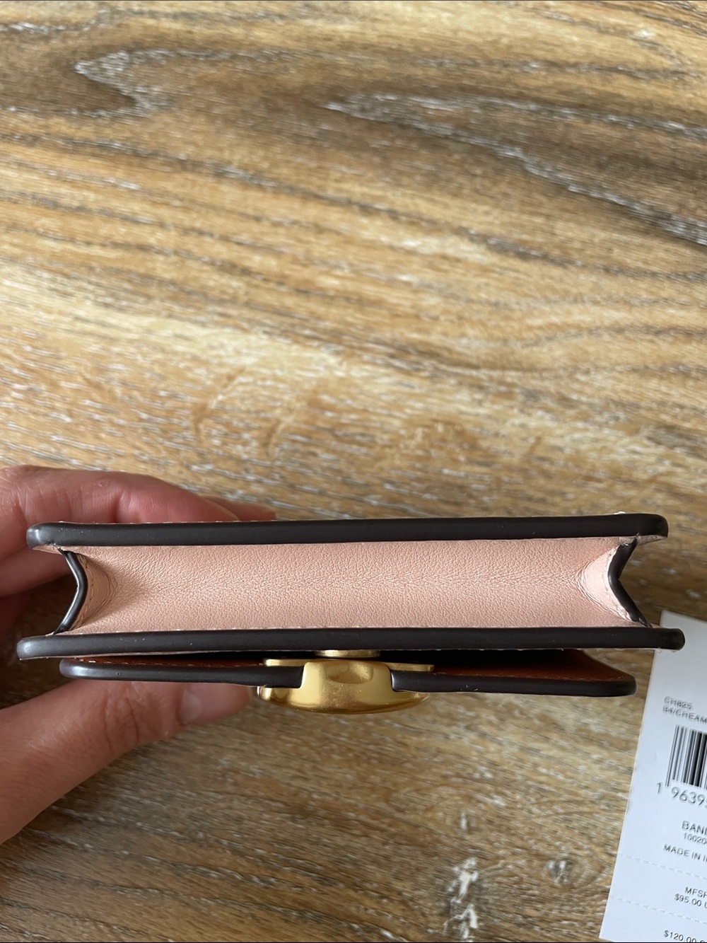 Coach Bandit Card Case in Creme NWT - Picture 4 of 10